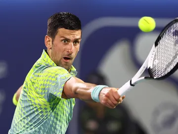 Novak Djokovic en el Dubai Duty Free Tennis Novak Djokovic en el Dubai Duty Free Tennis