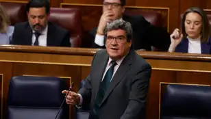 El ministro de Seguridad Social, José Luis Escrivá, en el Congreso