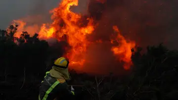 Incendio en Baleira, Lugo.