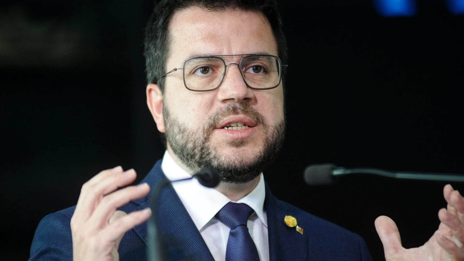 El presidente de la Generalitat, Pere Aragon&egrave;s