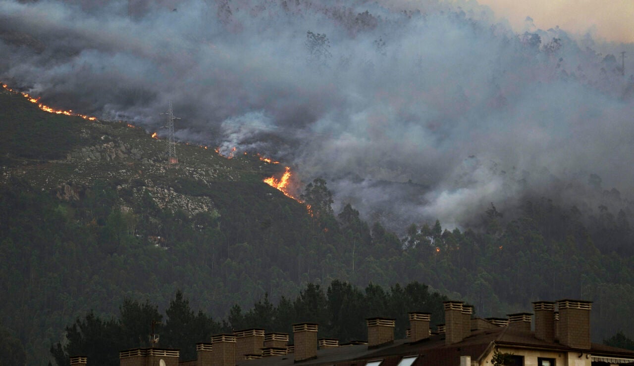 Incendio en Asturias