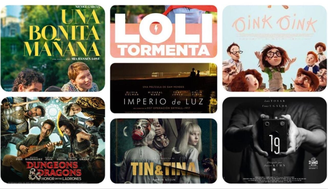 Carteles con los estrenos del viernes 31 de marzo