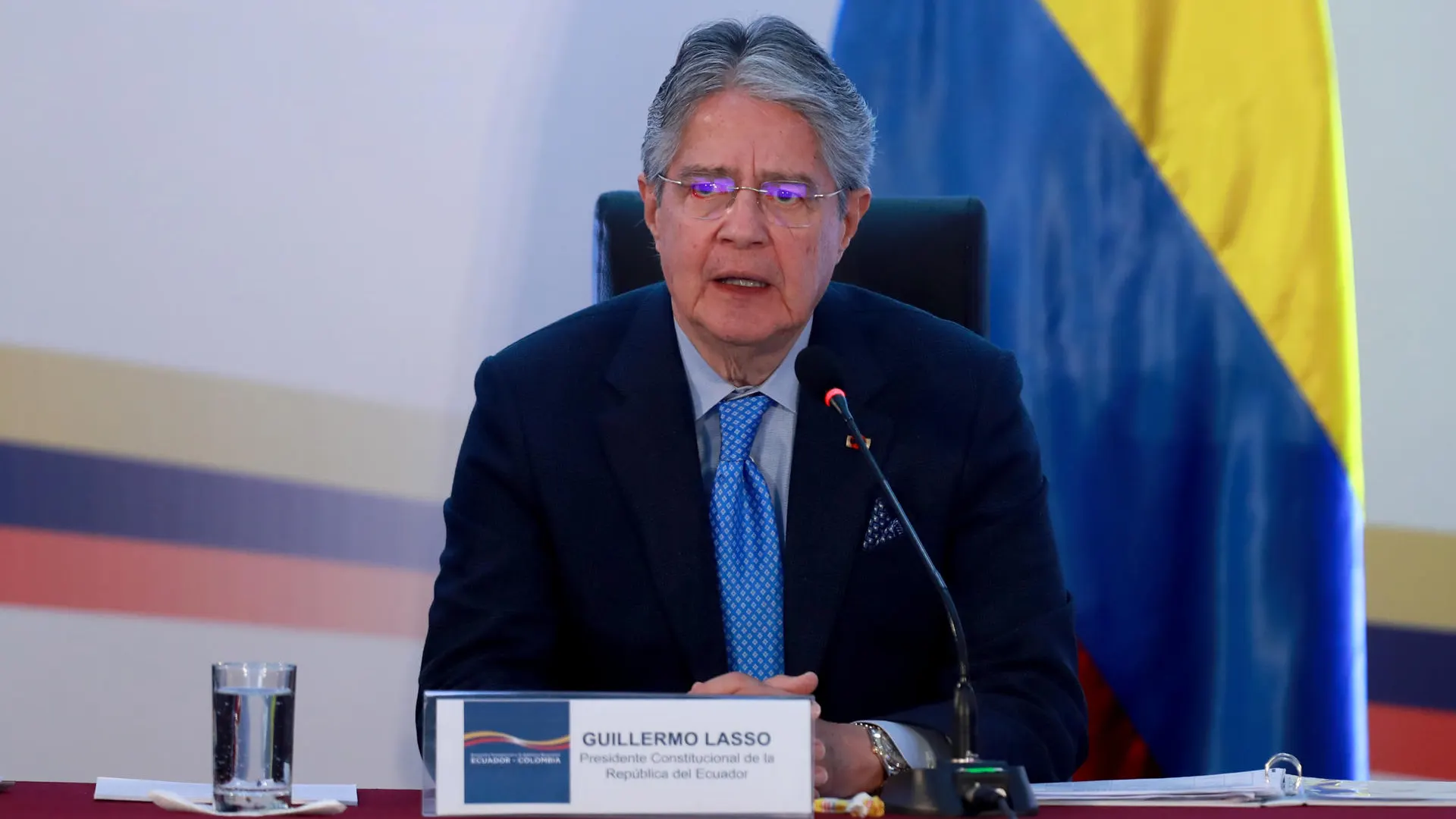 El presidente de Ecuador, Guillermo Lasso