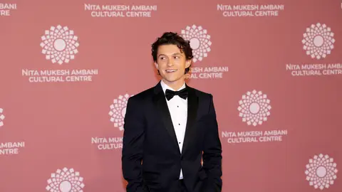 Tom Holland en la inauguración del Centro Cultural Nita Mukesh Ambani Tom Holland en la inauguración del Centro Cultural Nita Mukesh Ambani