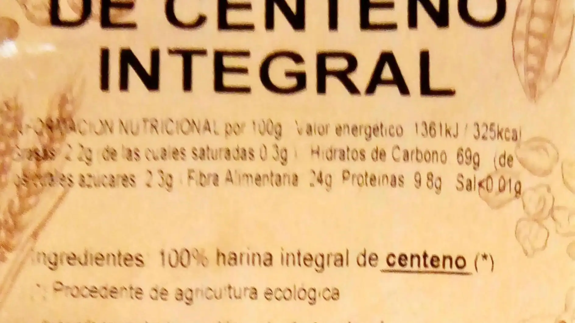 Hongos en una harina