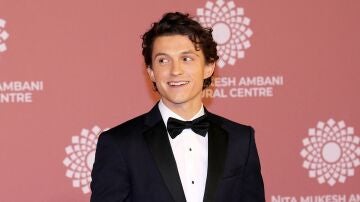 Tom Holland en la inauguración del Centro Cultural Nita Mukesh Ambani