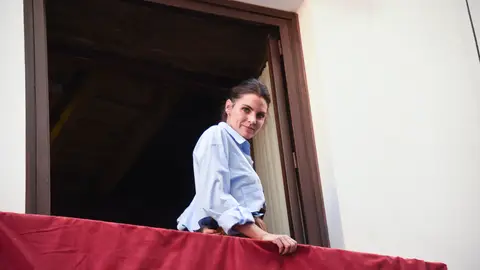 Amaia Salamanca en la Semana Santa de Sevilla Amaia Salamanca en la Semana Santa de Sevilla