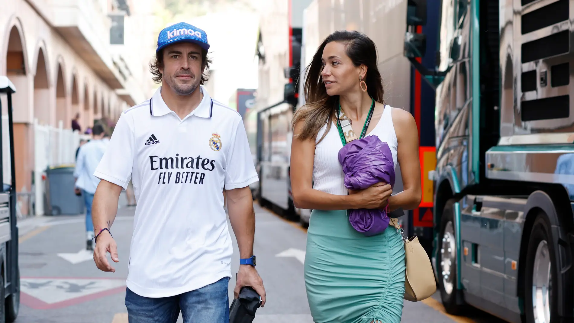 Fernando Alonso y Andrea Schlager 