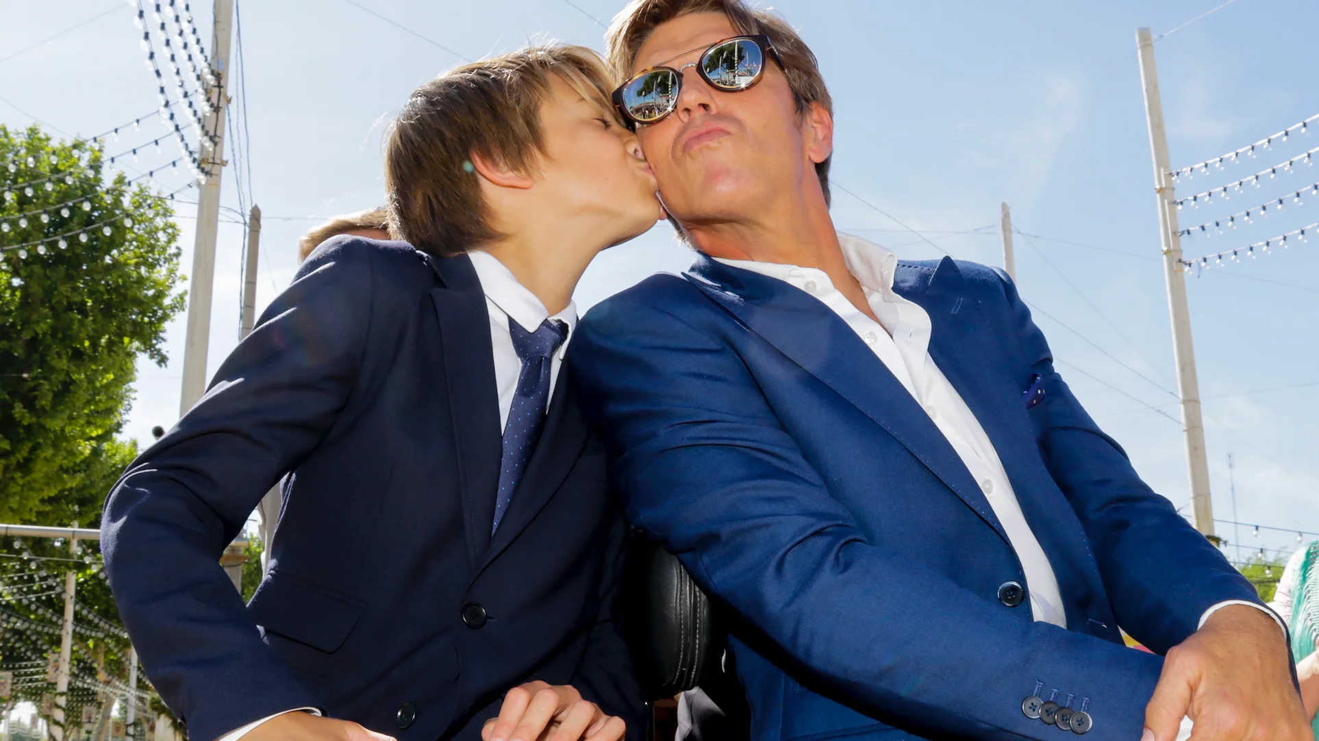 Manuel Díaz El Cordobés y su hijo Manu Manuel Díaz El Cordobés y su hijo Manu