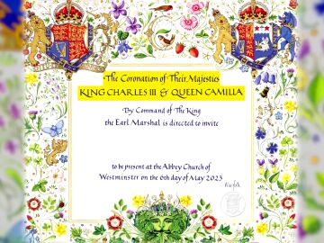 Buckingham difunde la invitación a Coronación