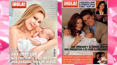 ¡Comparación! Ana Obregón protagonizó portadas con un bebé en brazos pero de distinto padre
