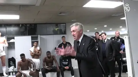 La charla viral de Ancelotti tras la goleada que desató la locura en el vestuario del Madrid La charla viral de Ancelotti tras la goleada que desató la locura en el vestuario del Madrid