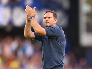 Frank Lampard, en Goodison Park Frank Lampard, en Goodison Park