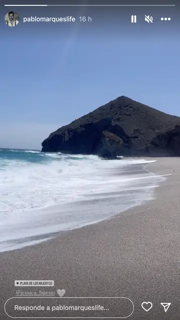 Pablo Marqués menciona a Jessica Bueno en sus Stories de Instagram Pablo Marqués menciona a Jessica Bueno en sus Stories de Instagram