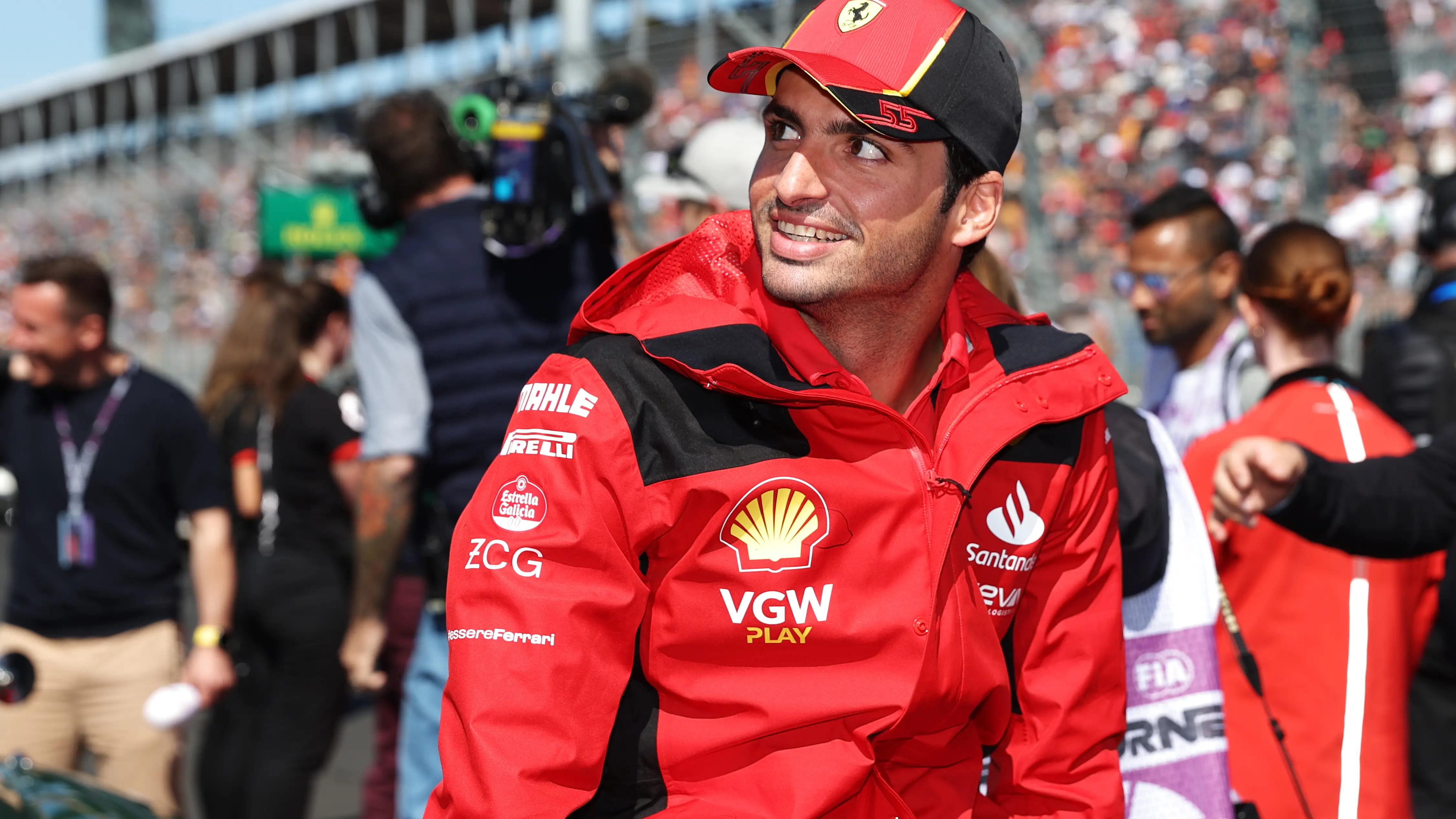 Carlos Sainz, en el GP de Australia Carlos Sainz, en el GP de Australia
