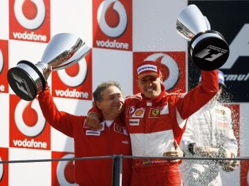 Jean Todt y Michael Schumacher
