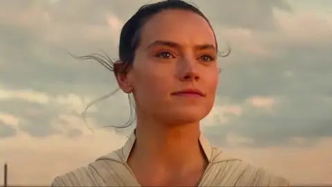 Daisy Ridley como Rey en 'El ascenso de Skywalker' Daisy Ridley como Rey en 'El ascenso de Skywalker'