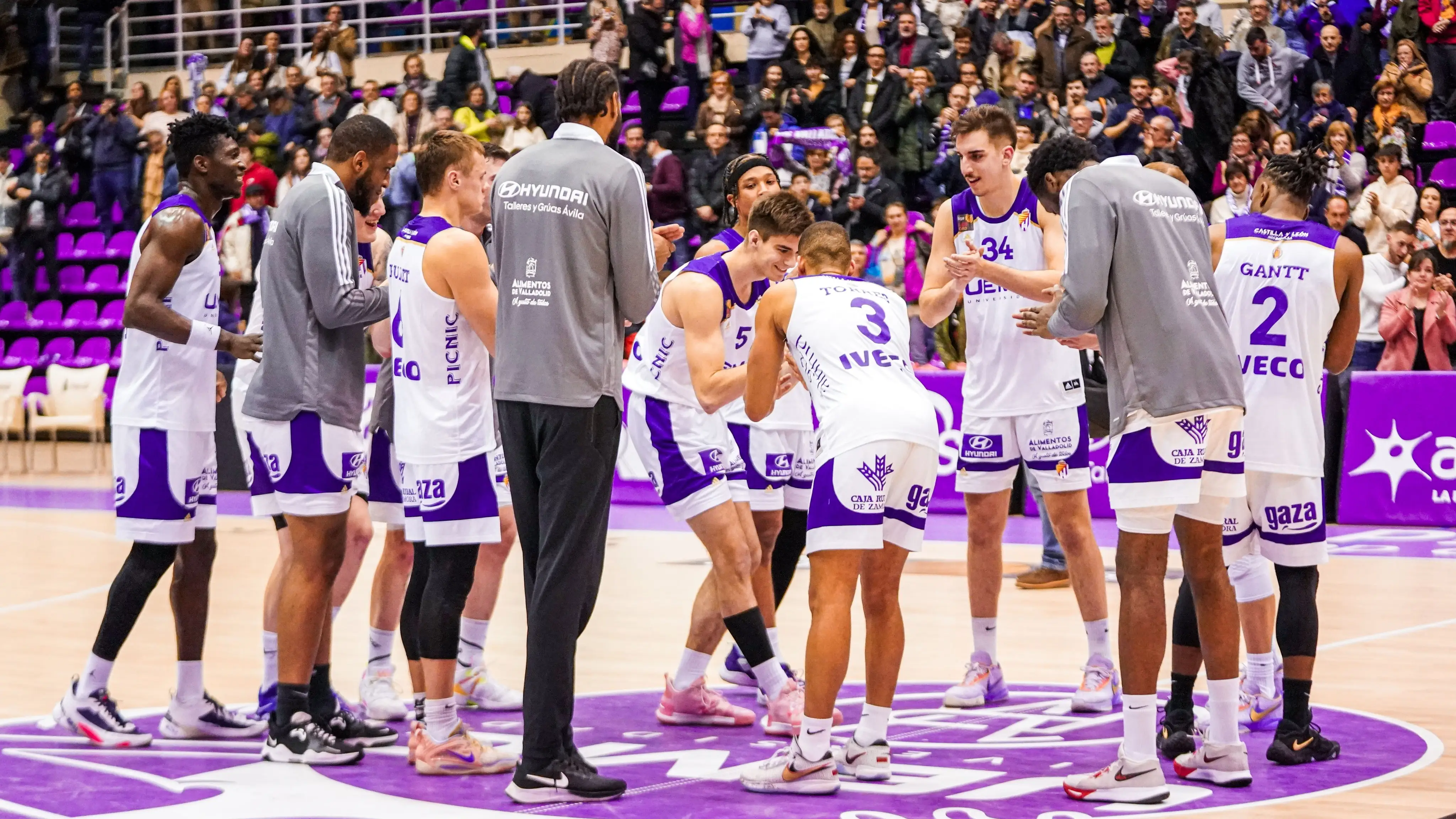 La plantilla del Real Valladolid de Baloncesto