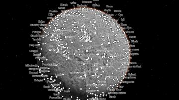 Mapa interactivo de la NASA