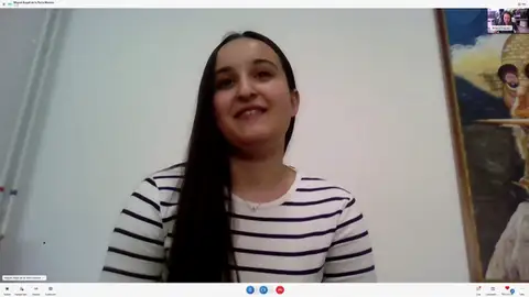 Isabel, admitida en Harvard Harvard