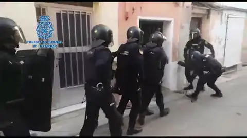 Operación policial en Valencia Operación policial en Valencia
