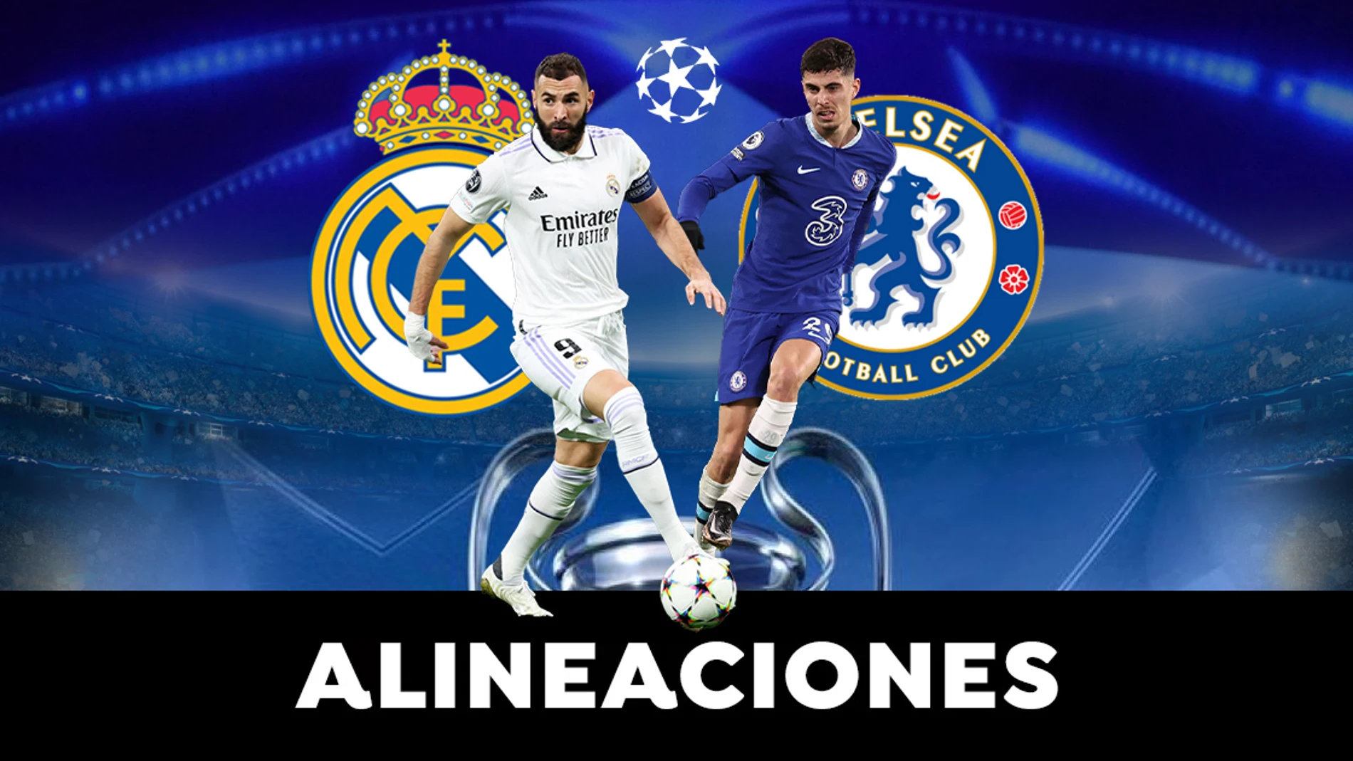 Real Madrid - Chelsea: posibles alineaciones del partido de Champions League
