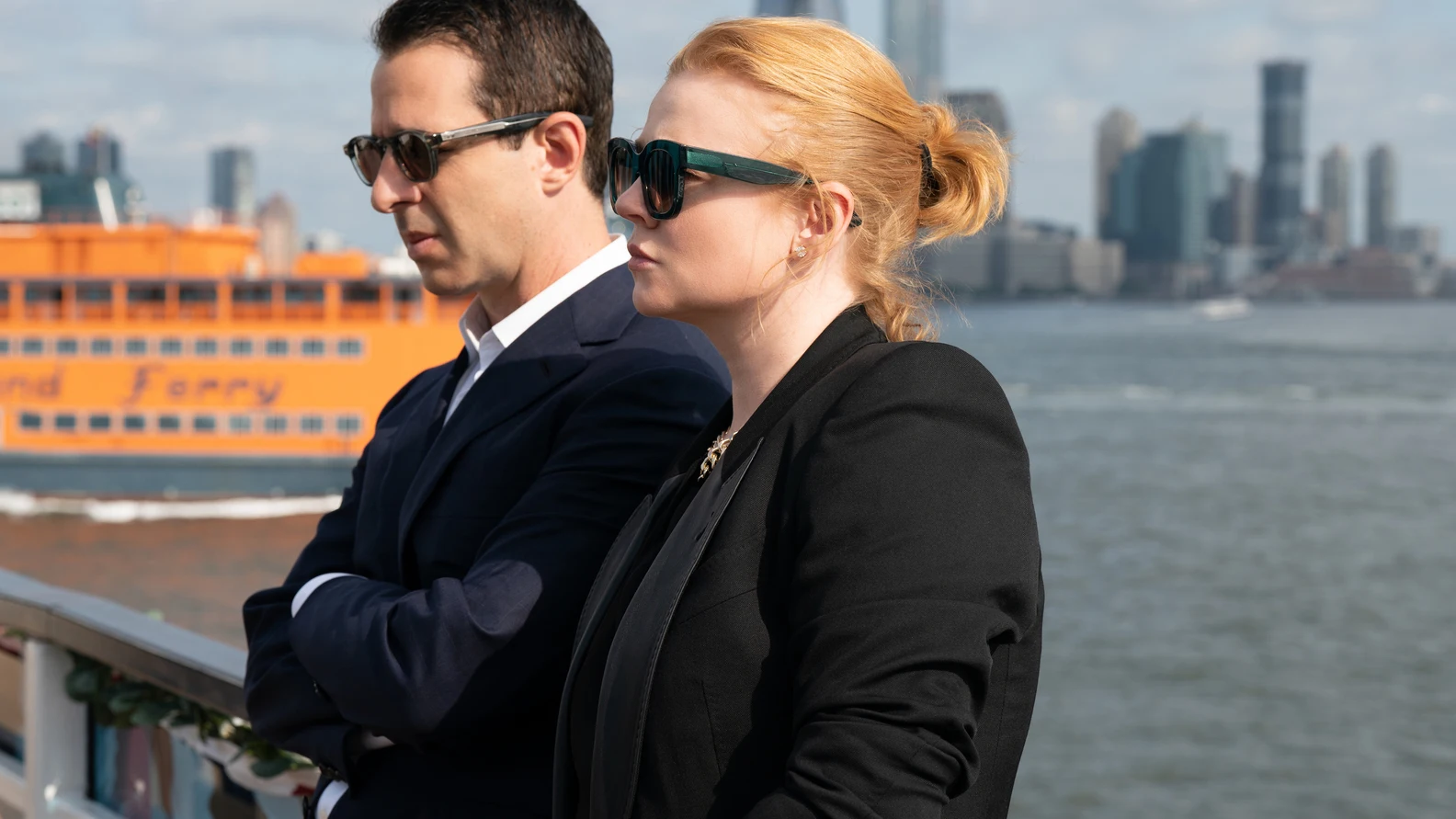 Jeremy Strong y Sarah Snook, Kendall y Shiv en 'Succession'