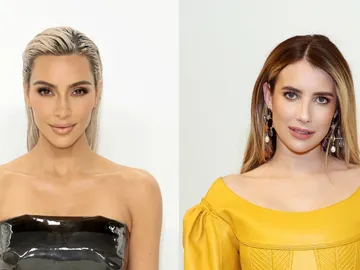 Kim Kardashian y Emma Roberts Kim Kardashian y Emma Roberts