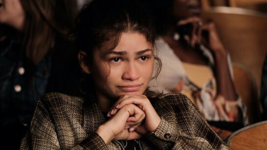Zendaya en la temporada 2 de 'Euphoria' como Rue