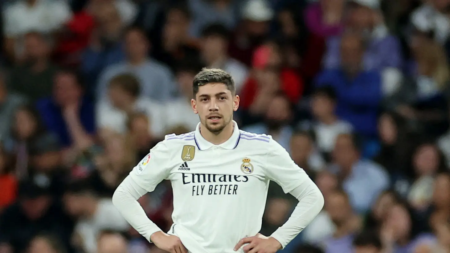 Fede Valverde, en el Real Madrid - Villarreal Fede Valverde, en el Real Madrid - Villarreal