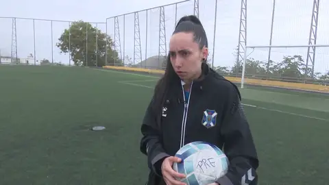 La futbolista Vanessa Abreu