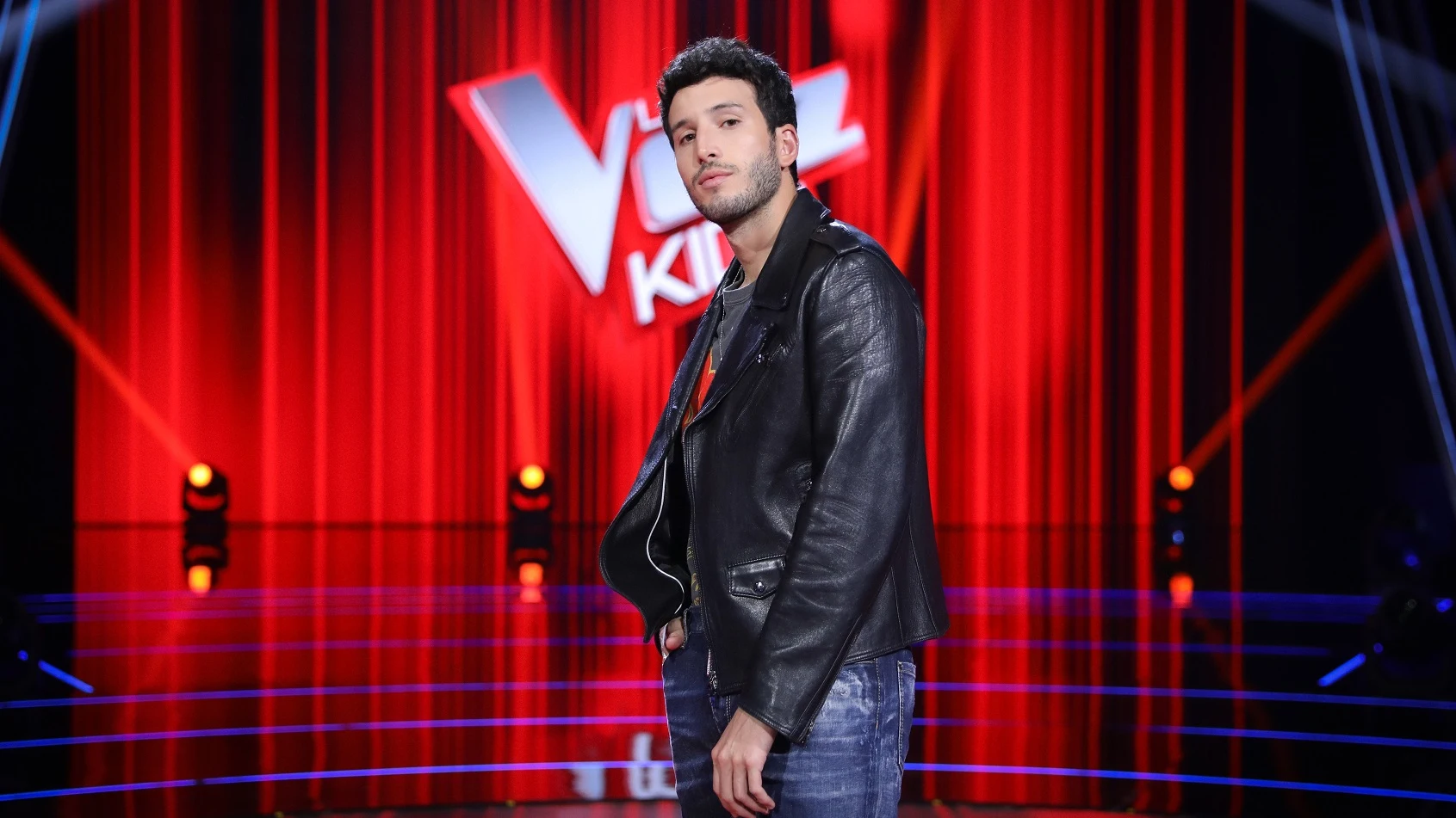 Sebasti&aacute;n Yatra en la rueda de prensa de 'La Voz Kids'