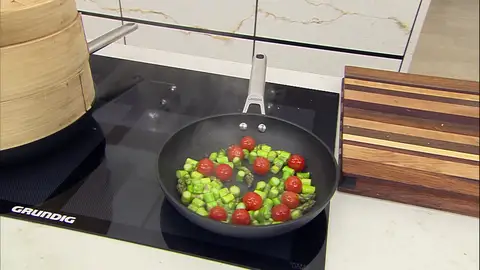 Cocina las hortalizas a fuego alto Cocina las hortalizas a fuego alto