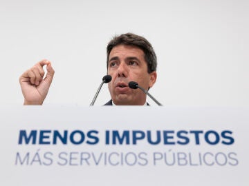 El presidente del PP de la Comunitat Valenciana, Carlos Mazón