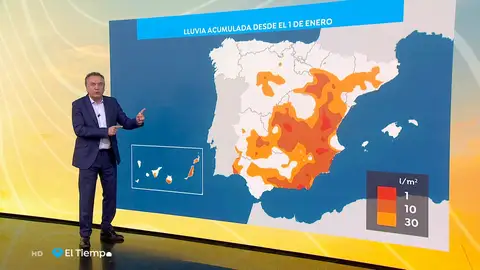 La alerta de Roberto Brasero: "Hay zonas de España que llevan 100 días sin lluvias" La alerta de Roberto Brasero: "Hay zonas de España que llevan 100 días sin lluvias"
