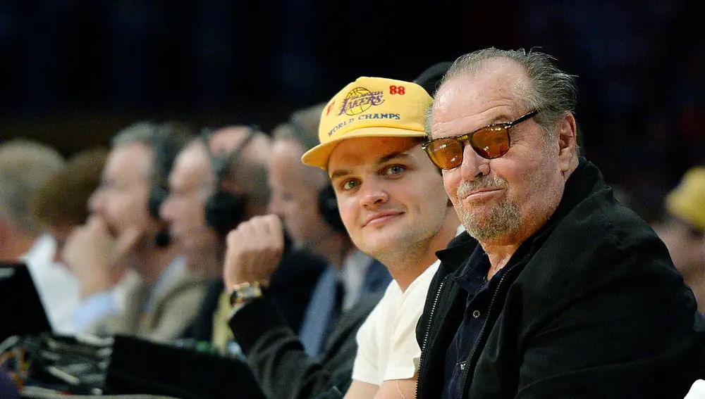 Jack Nicholson junto a su hijo Ray Nicholson en 2020