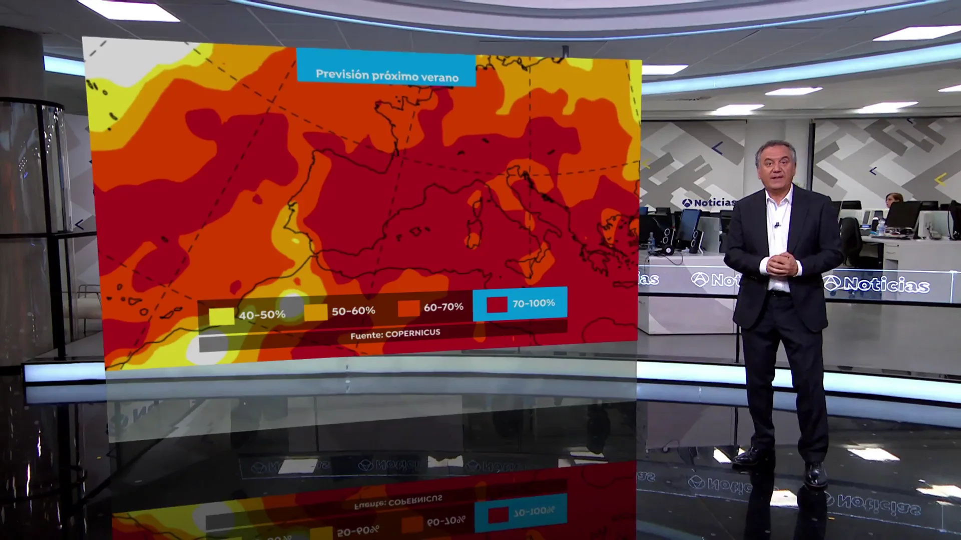 La previsión de temperaturas para este verano de Roberto Brasero Antena 3 Noticias