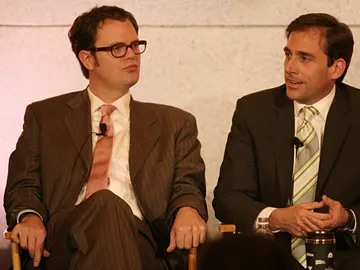 Rainn Wilson y Steve Carell Rainn Wilson y Steve Carell