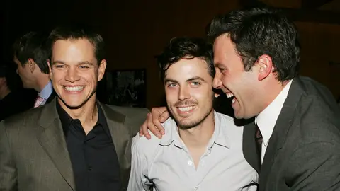 Matt Damon junto a Casey y Ben Affleck Matt Damon junto a Casey y Ben Affleck