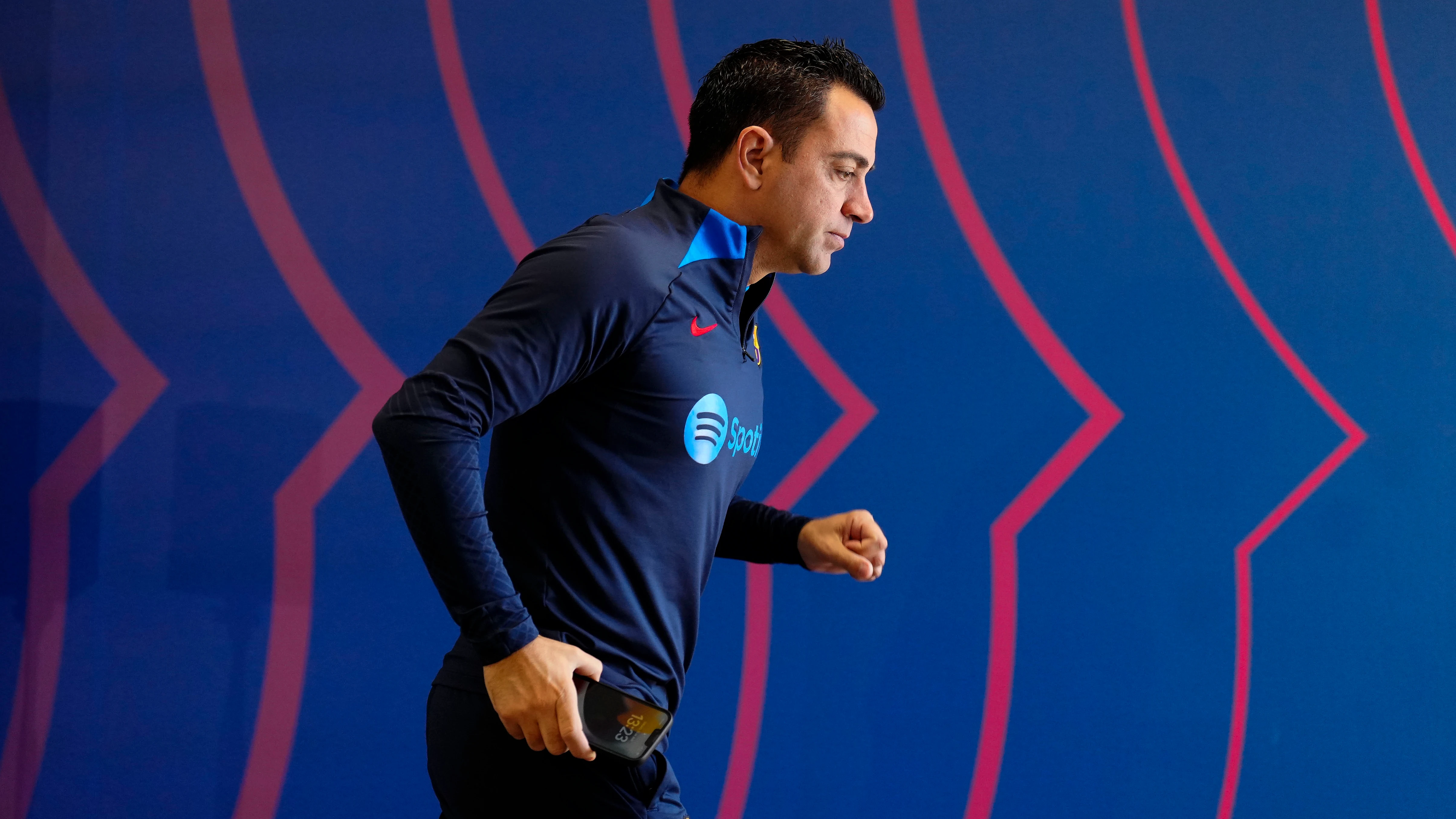 Xavi Hernández acude a rueda de prensa Xavi Hernández acude a rueda de prensa