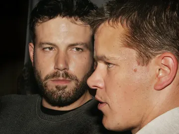 Ben Affleck junto a Matt Damon Ben Affleck junto a Matt Damon