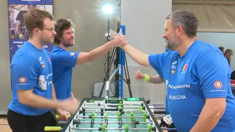Valdilecha, epicentro del futbolín europeo con 160 jugadores de 14 países Valdilecha, epicentro del futbolín europeo con 160 jugadores de 14 países