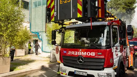 El fuego se habría producido en una de las habitaciones El fuego se habría producido en una de las habitaciones