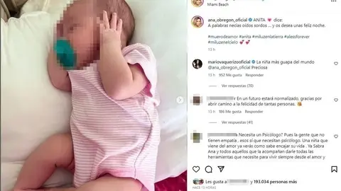 Ana Obregón publica una imagen de Ana Sandra Ana Obregón publica una imagen de Ana Sandra