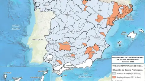 España se seca y la Unión Europea impone multas contra los regadíos ilegales Sequía en España
