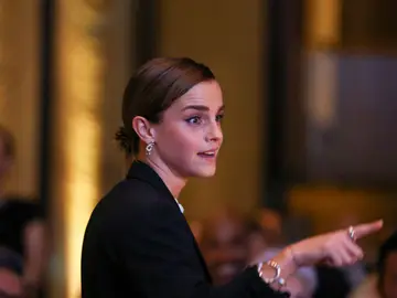 Emma Watson en una de sus últimas apariciones públicas Emma Watson en una de sus últimas apariciones públicas