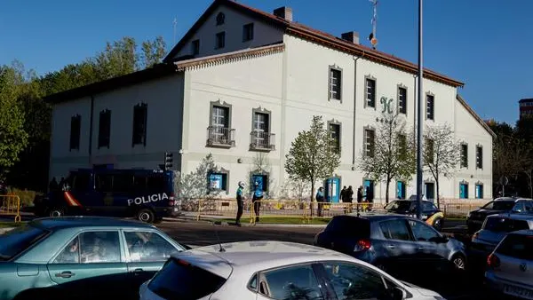 Agentes de polic&iacute;a en La Molinera
