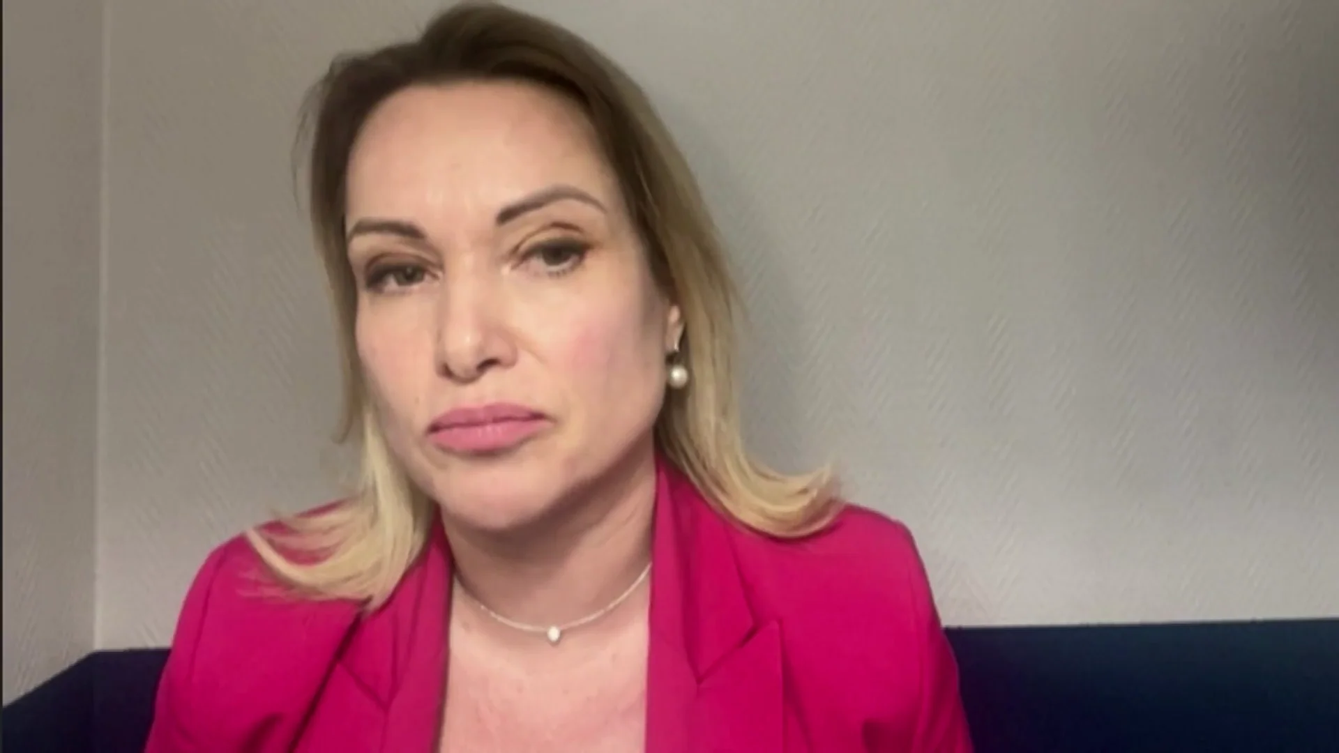 La periodista rusa Marina Ovsyannikova La periodista rusa Marina Ovsyannikova