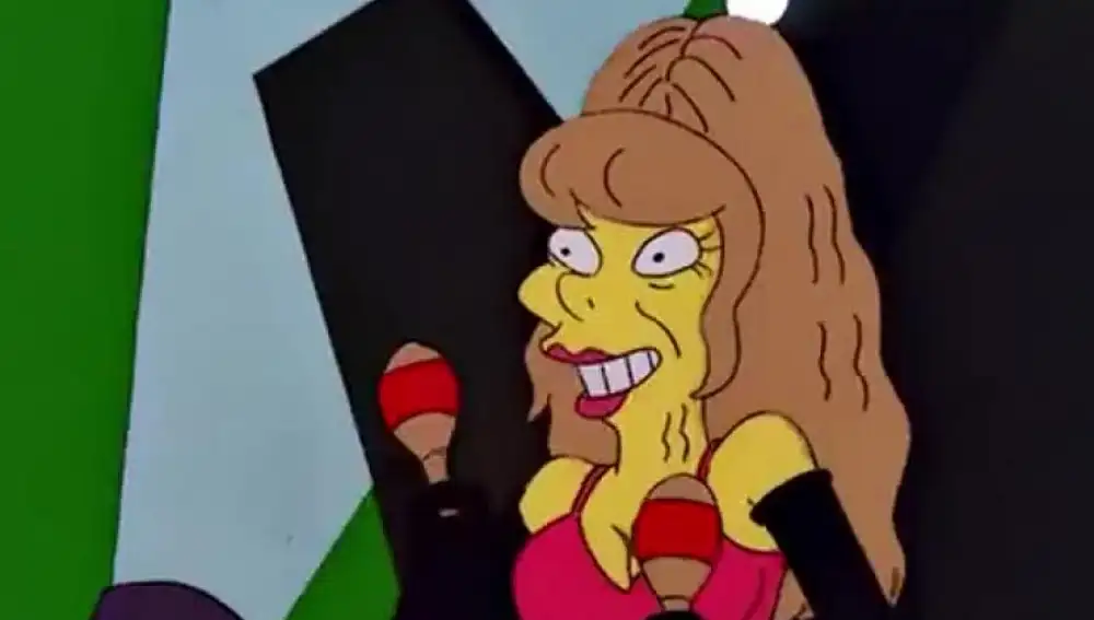 Charo Baeza en 'Los Simpson'