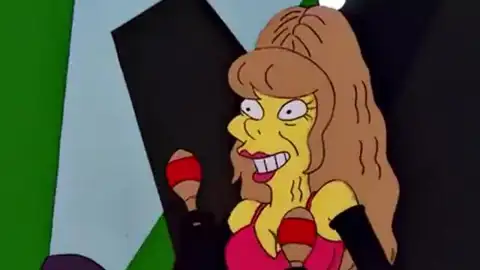 Charo Baeza en 'Los Simpson' Charo Baeza en 'Los Simpson'
